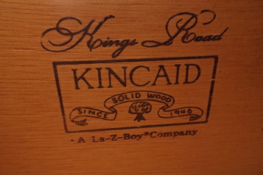 Kincaid Kings Road Collection Marble Top Four Drawer Dresser