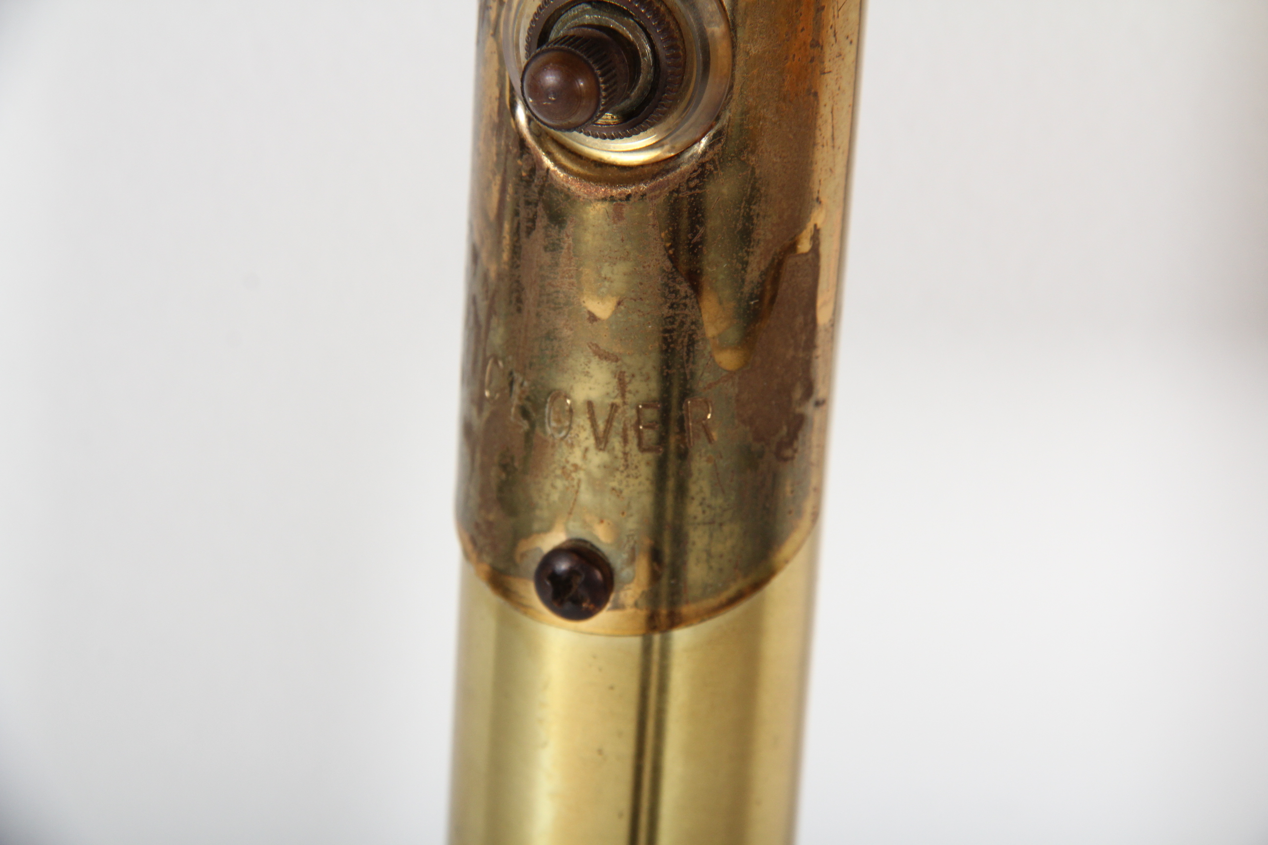 Mid Century Modern Three-Shade Tension Pole Lamp