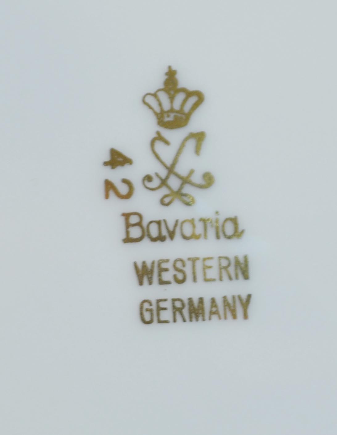 Vintage Bavaria China Set