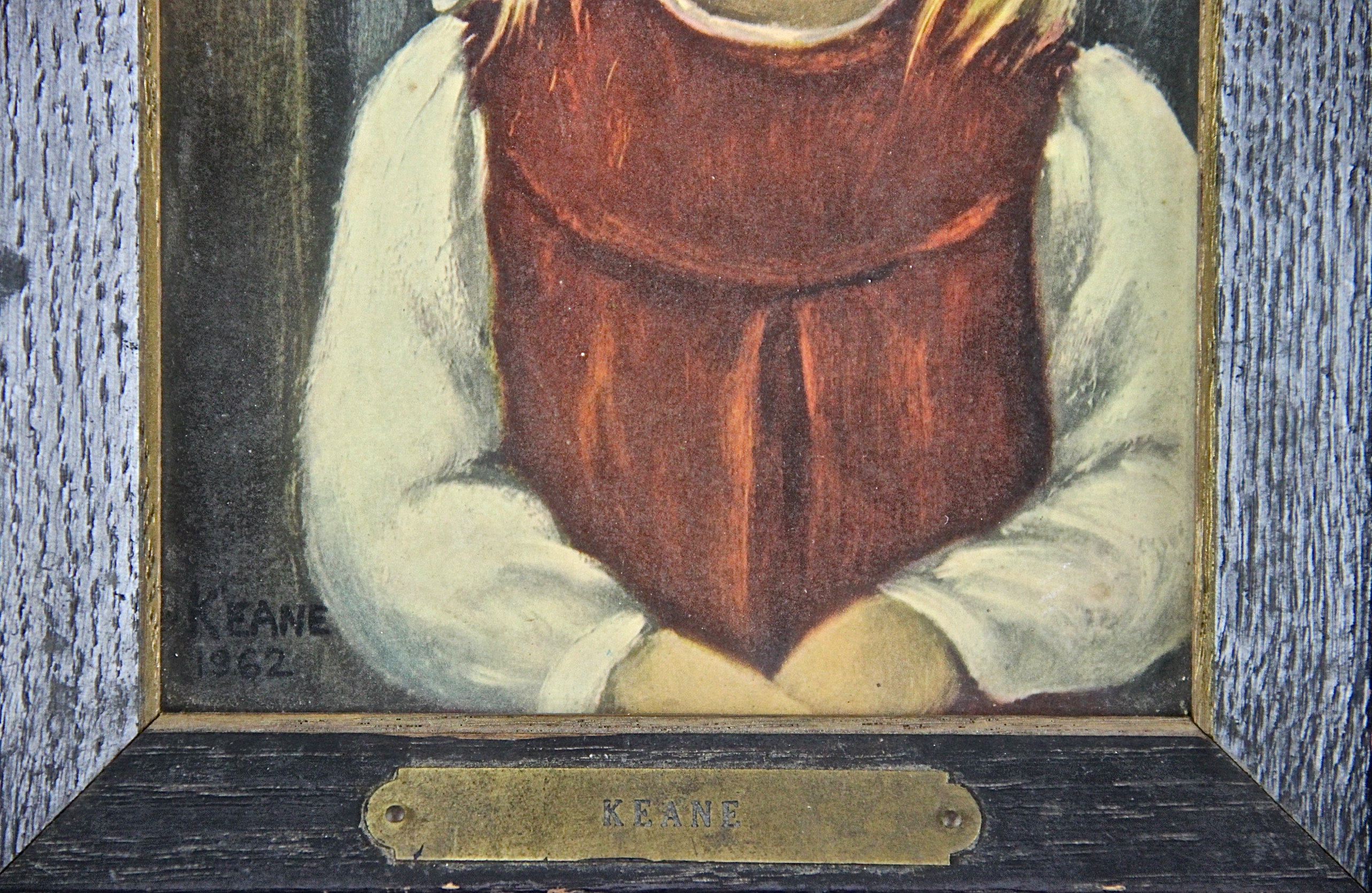 Margaret Keane "Rejected" Framed Lithograph Print