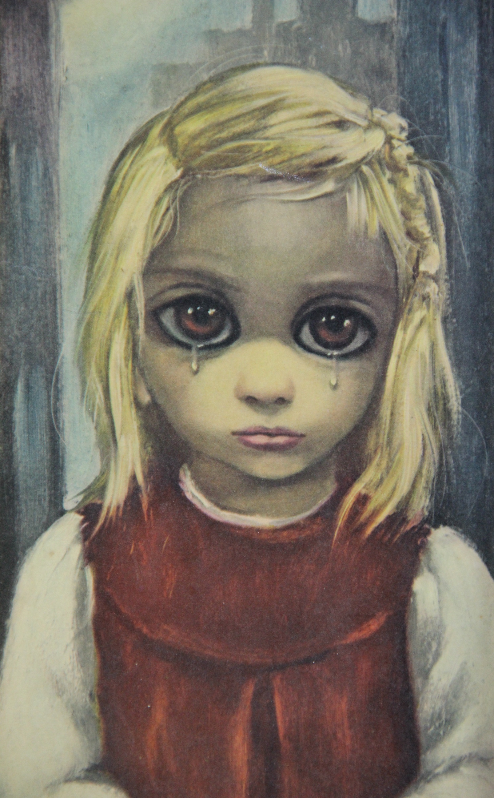Margaret Keane "Rejected" Framed Lithograph Print