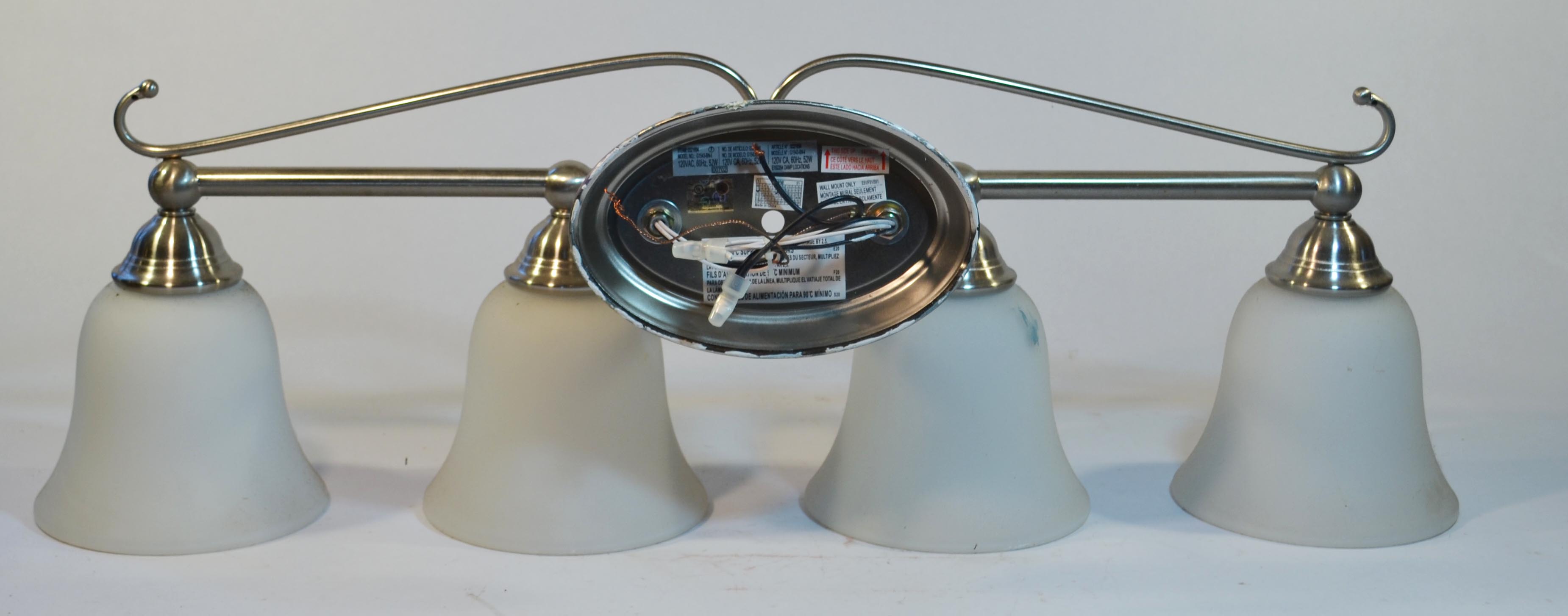 Four Lamp Modern Bathroom Fixture