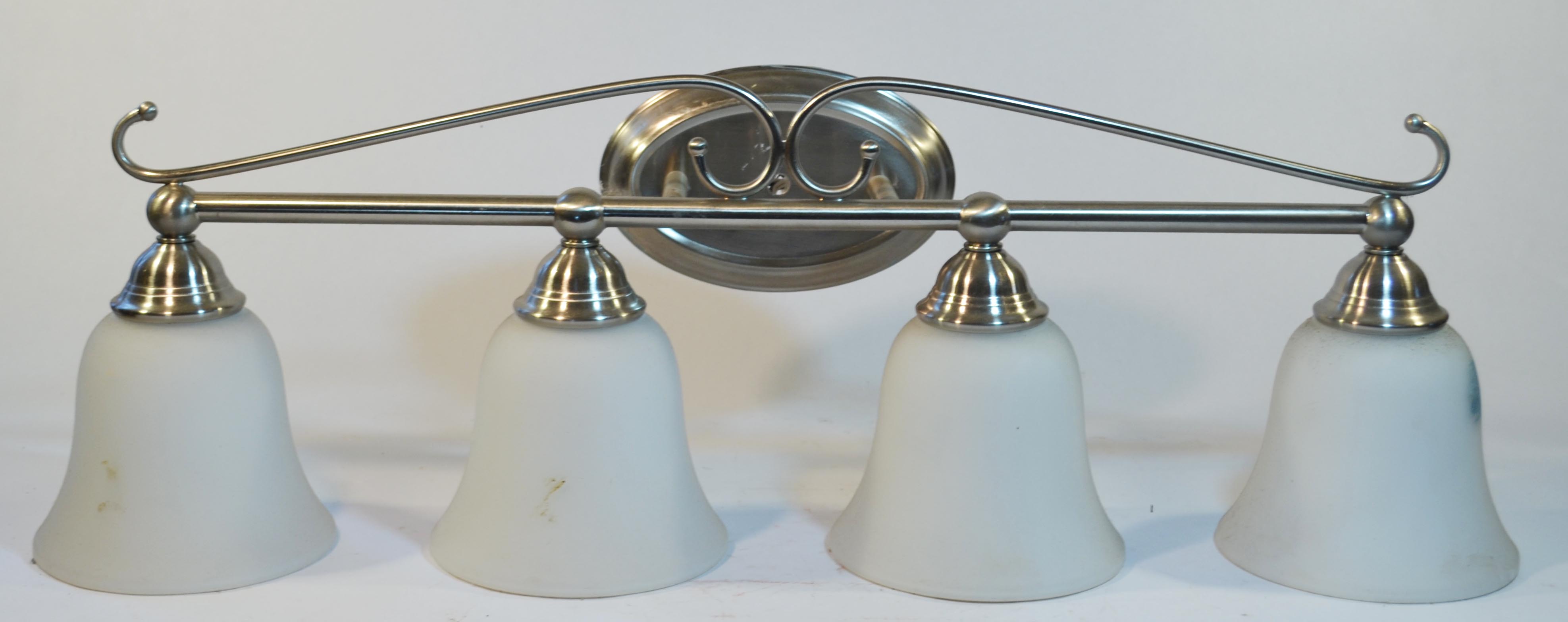 Four Lamp Modern Bathroom Fixture