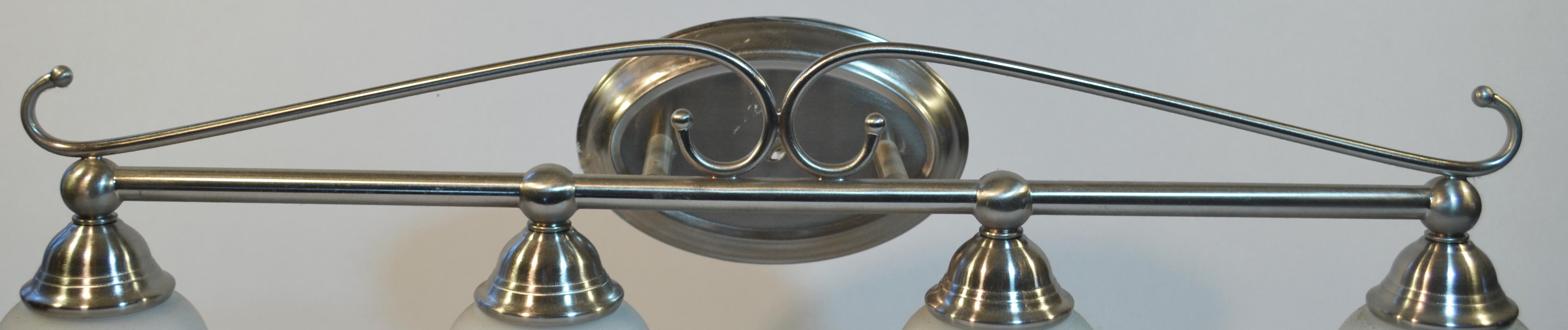 Four Lamp Modern Bathroom Fixture