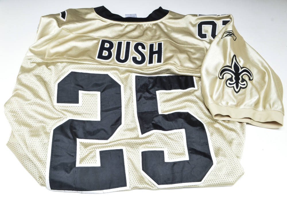 Reggie Bush Gold New Orleans Saints Jersey