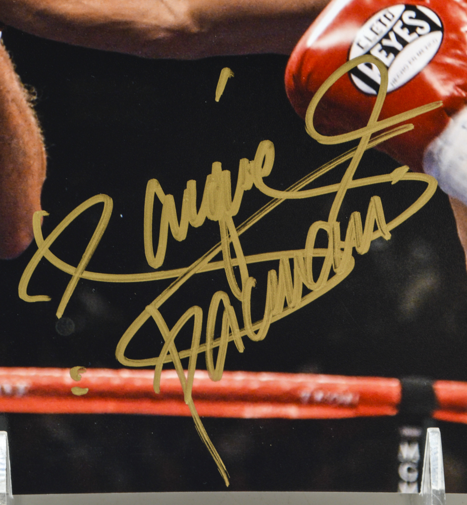 Aaron Pryor and Manny Pacquaio Signed Items Plus Exhibit Cards