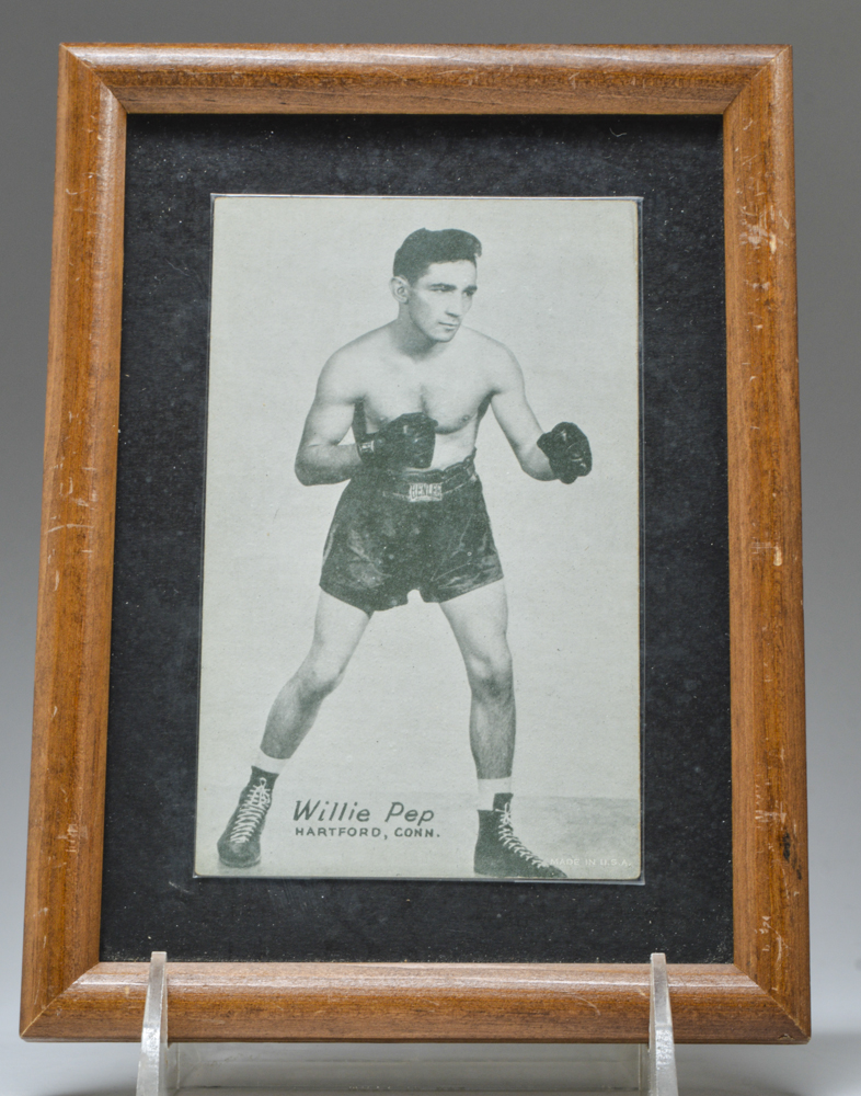 Aaron Pryor and Manny Pacquaio Signed Items Plus Exhibit Cards