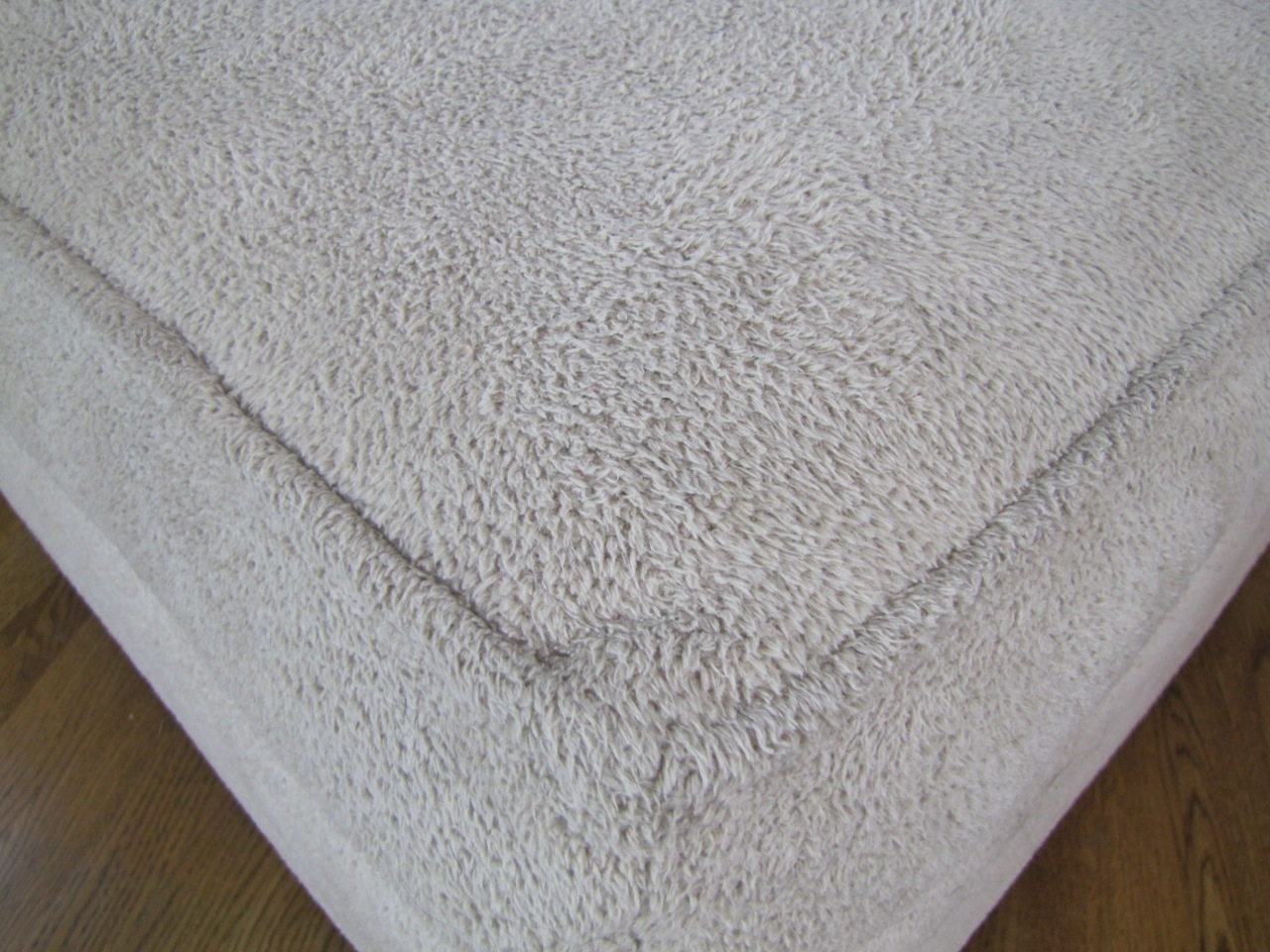 Down Filled Arhaus Sectional Sofa with Ottoman