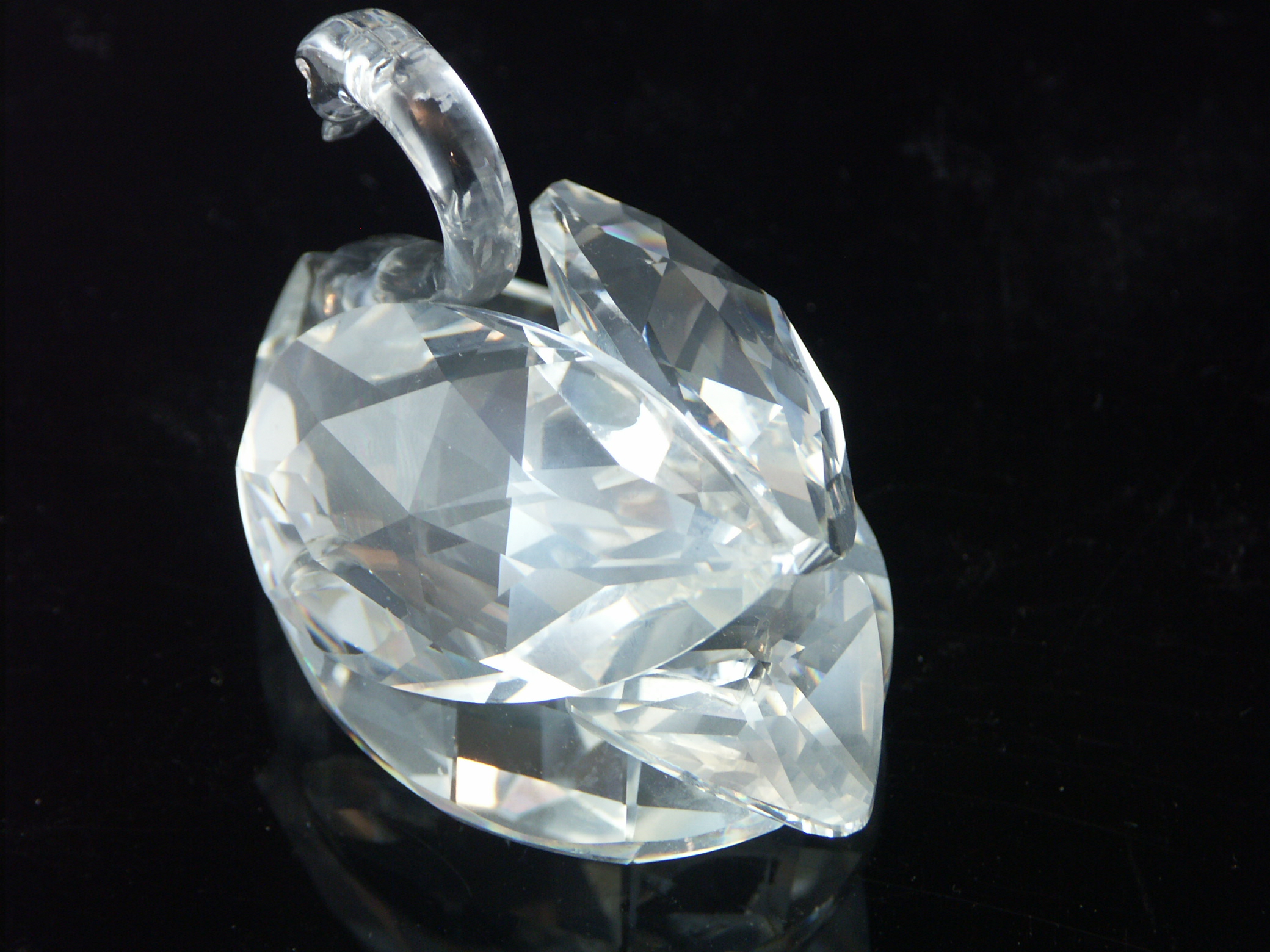 Six Crystal Miniature Figurines