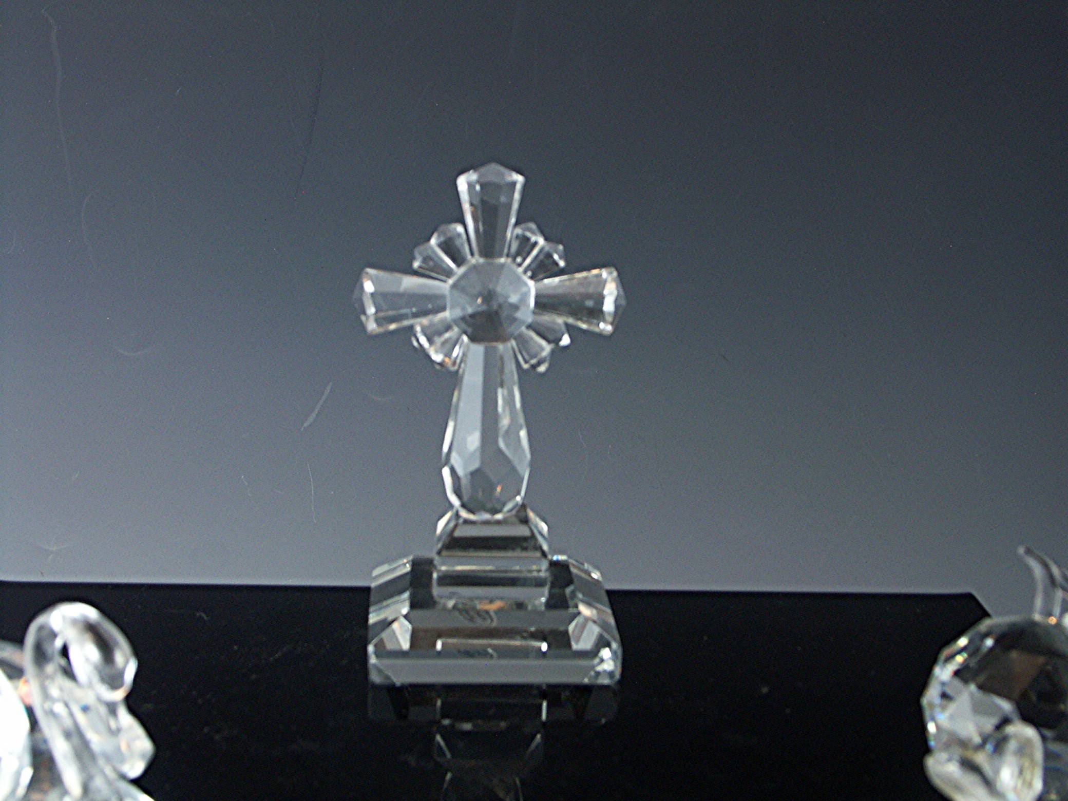 Six Crystal Miniature Figurines