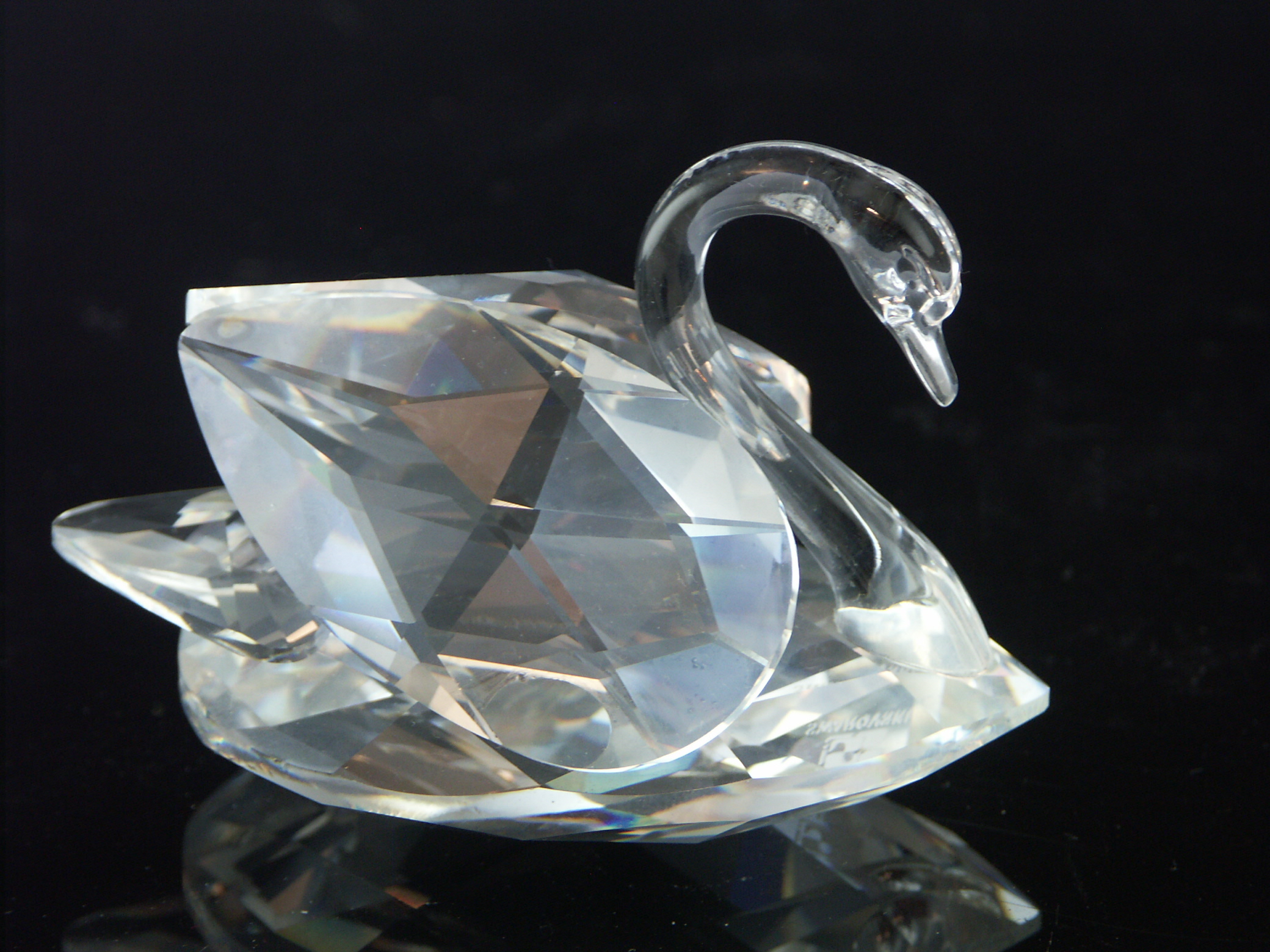 Six Crystal Miniature Figurines