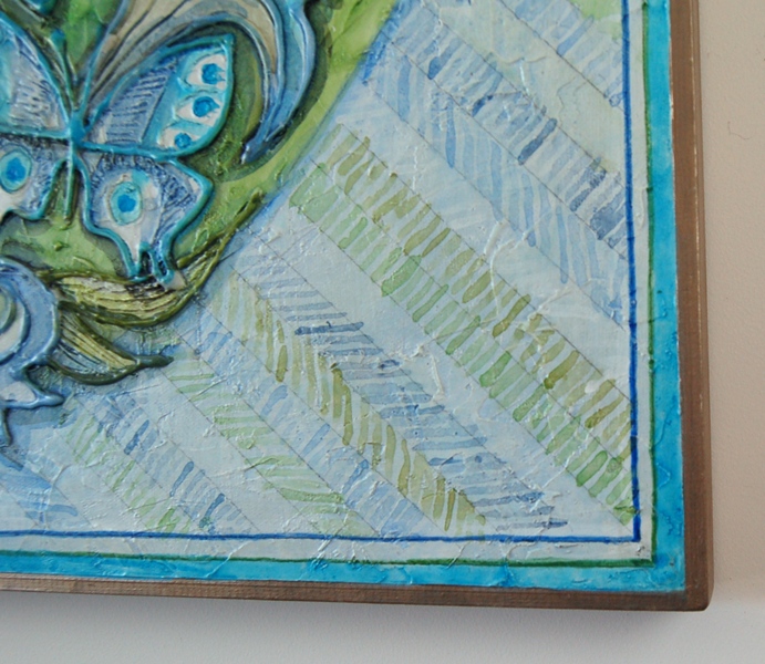 John Nartker Original Textural Painting on Canvas