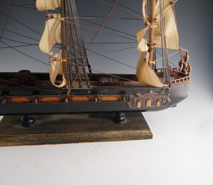 Vintage Spanish 16th Century Model of Frigate