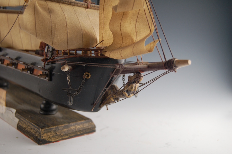 Vintage Spanish 16th Century Model of Frigate