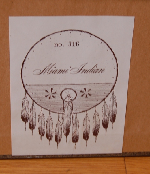 John Ruthven Signed L/E "Miami Indian" Lithograph