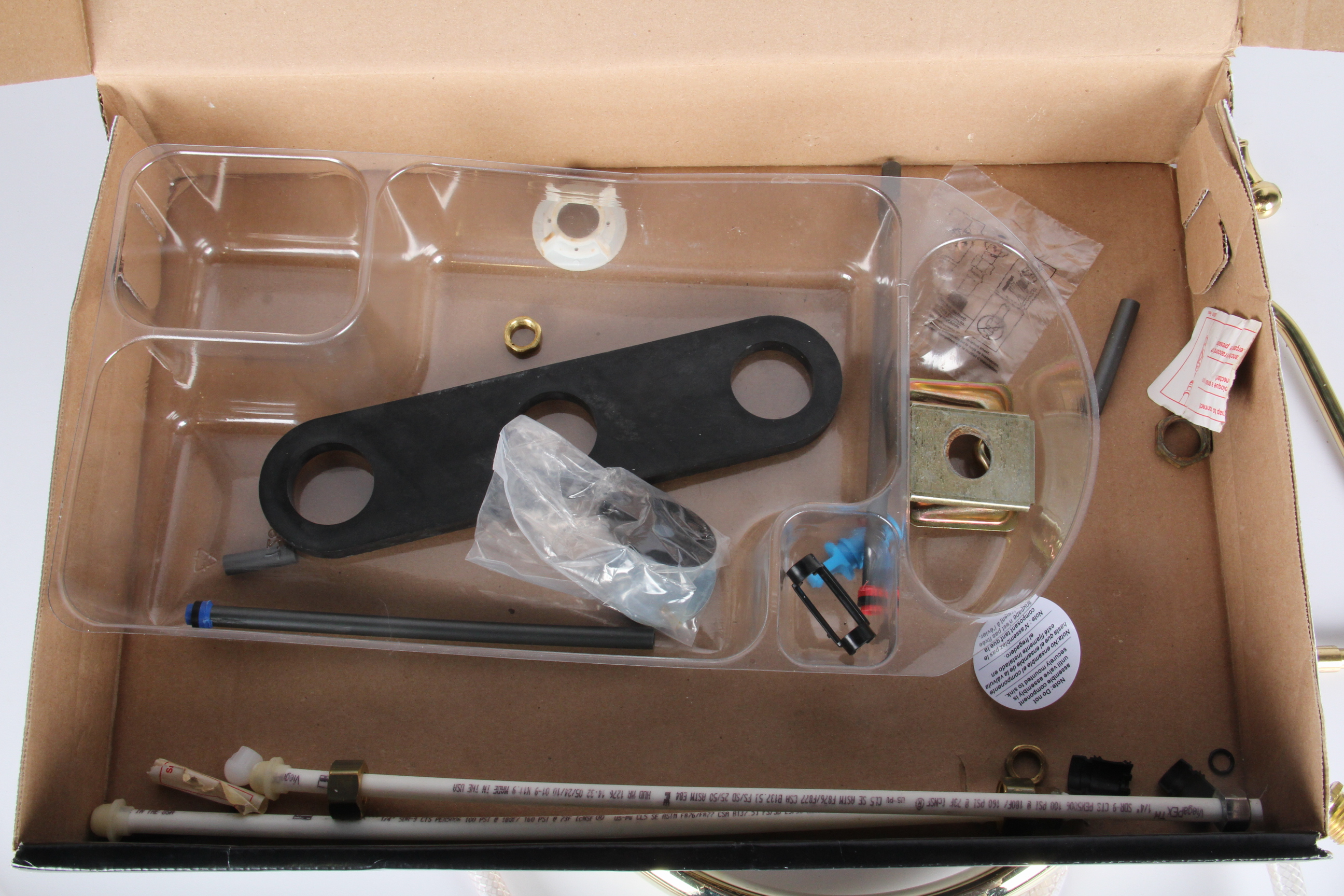 Brass Kitchen Faucet and Accessories