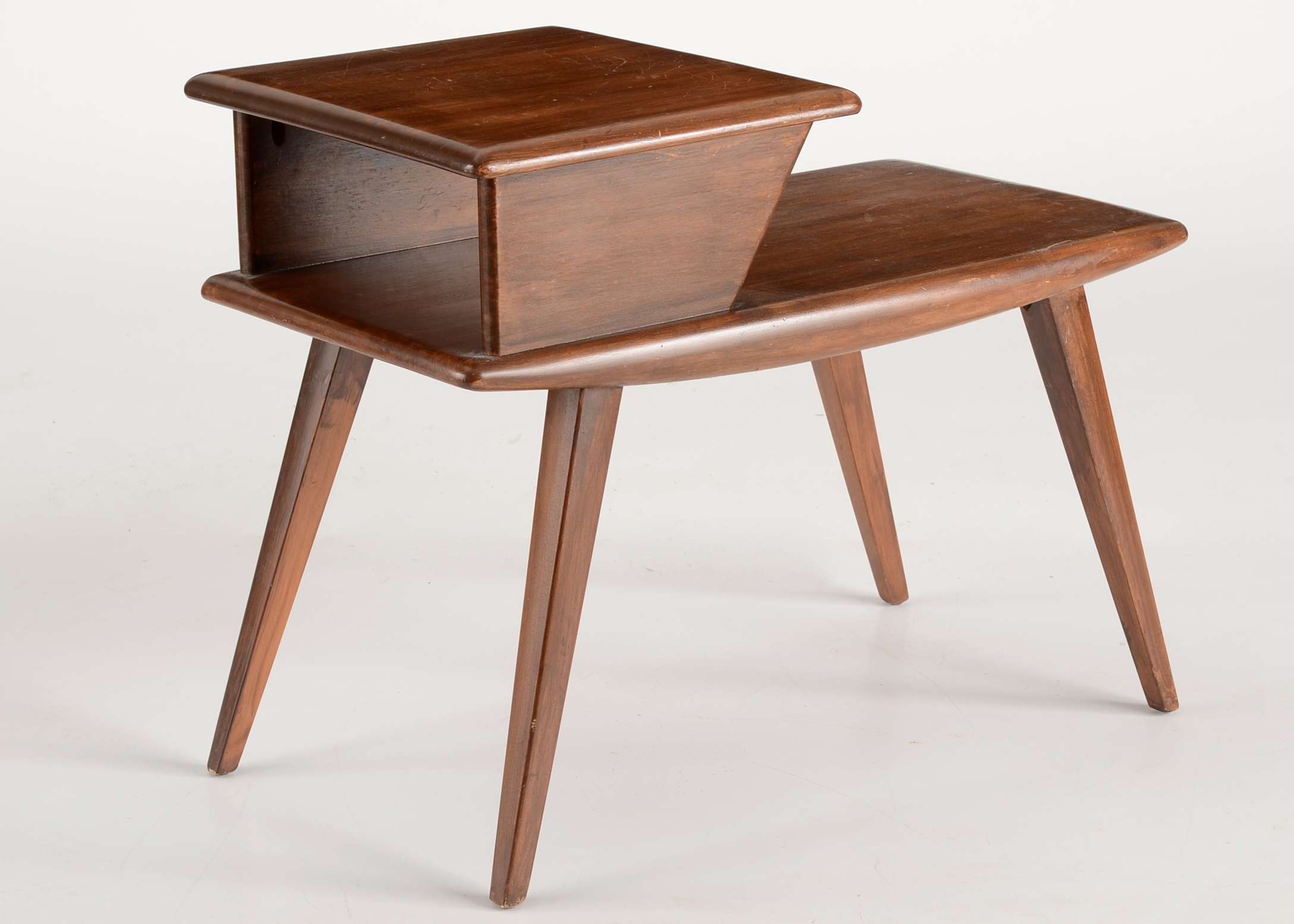 Pair of Heywood Wakefield Step End Tables