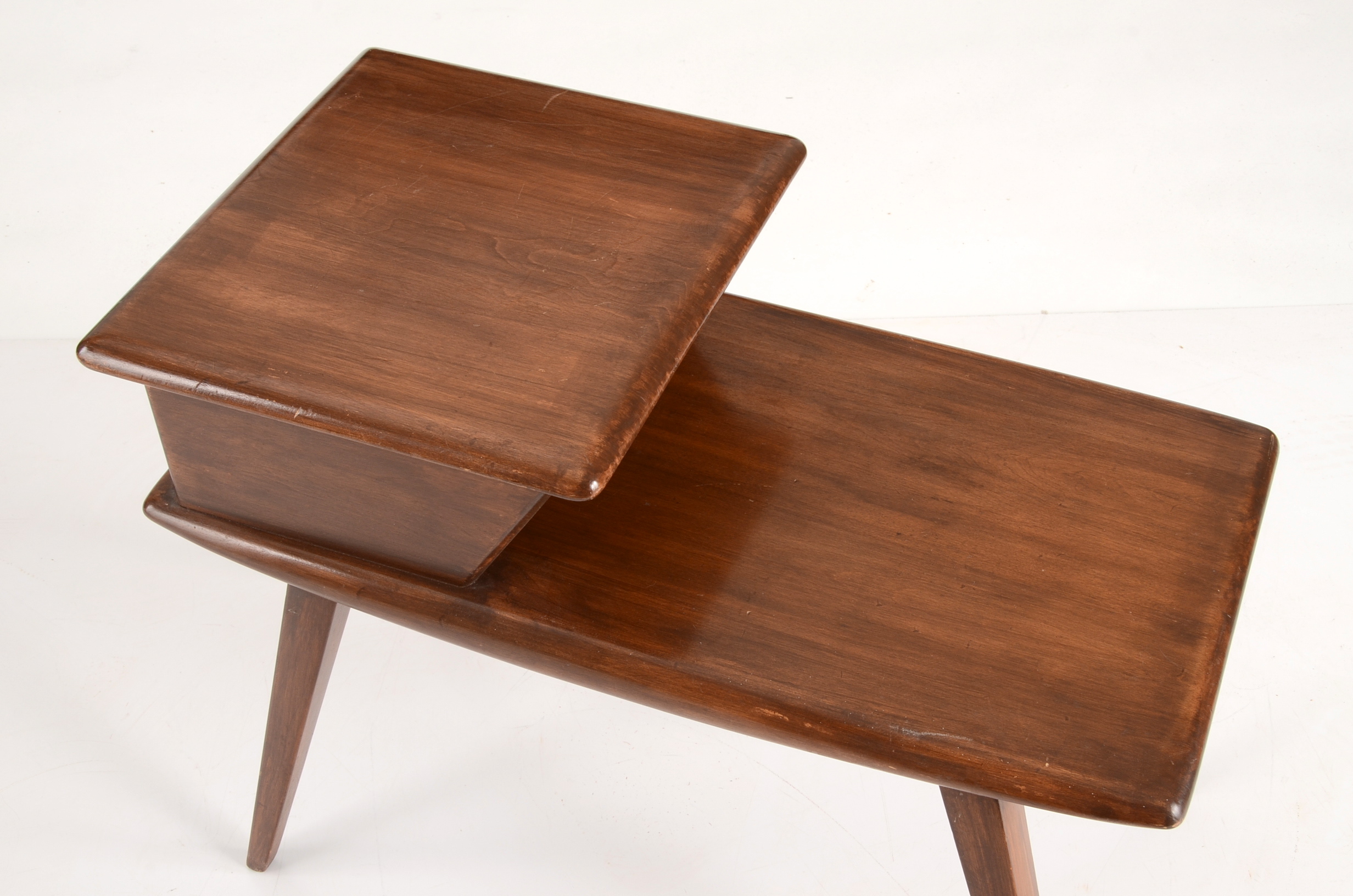 Pair of Heywood Wakefield Step End Tables