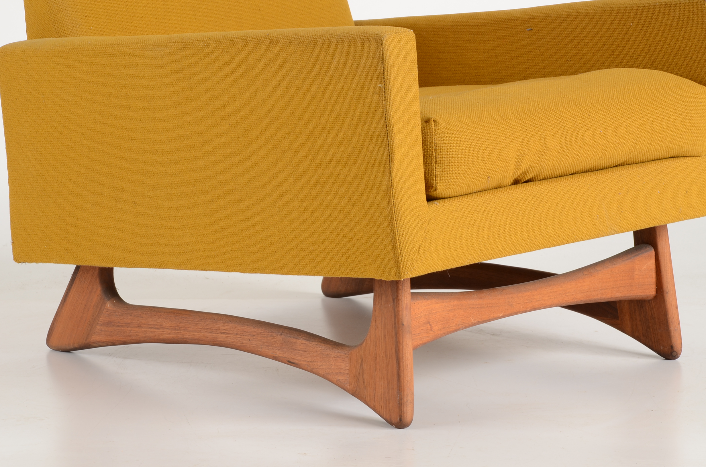 Mid Century Modern Mustard Yellow Armchair