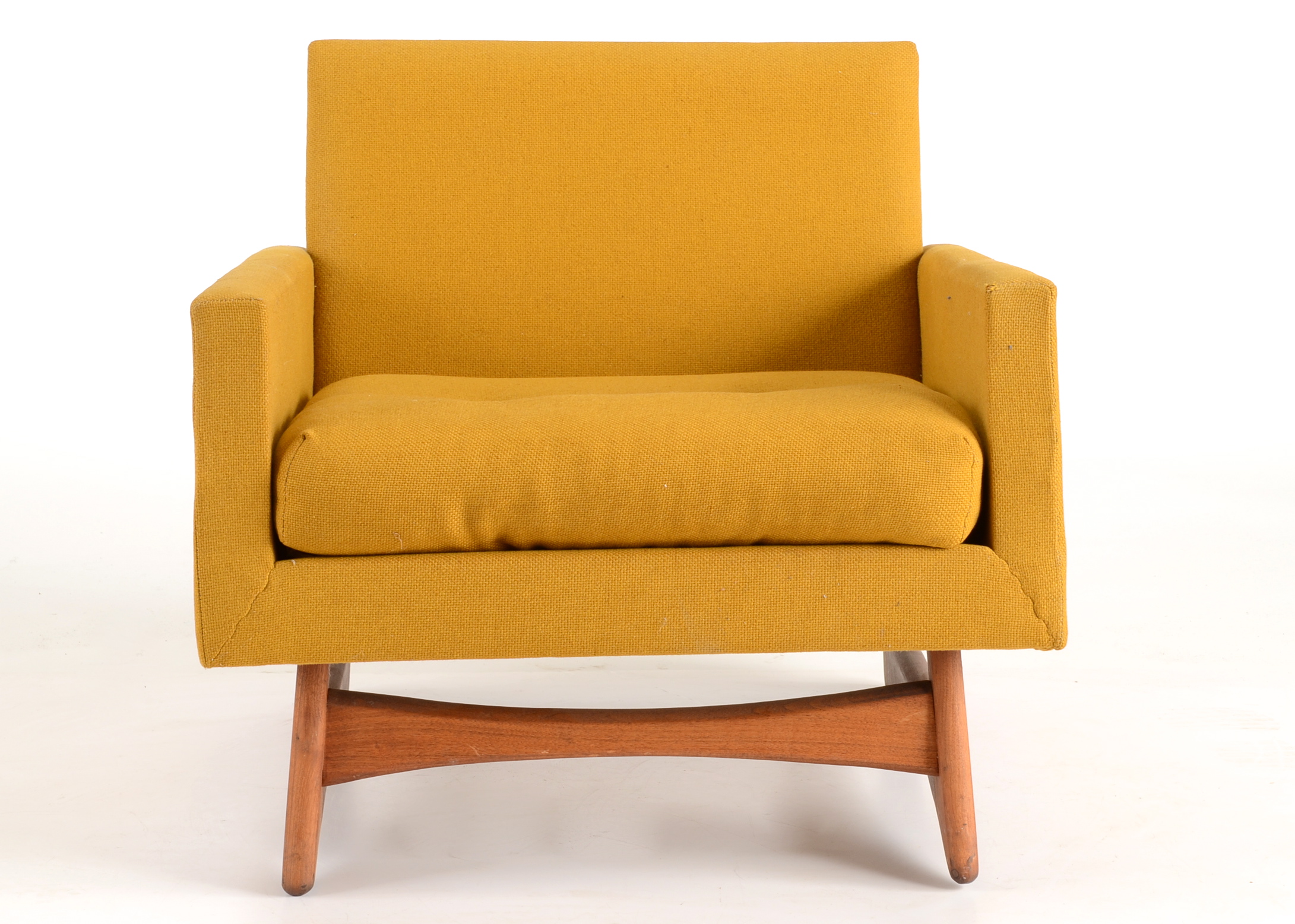 Mid Century Modern Mustard Yellow Armchair