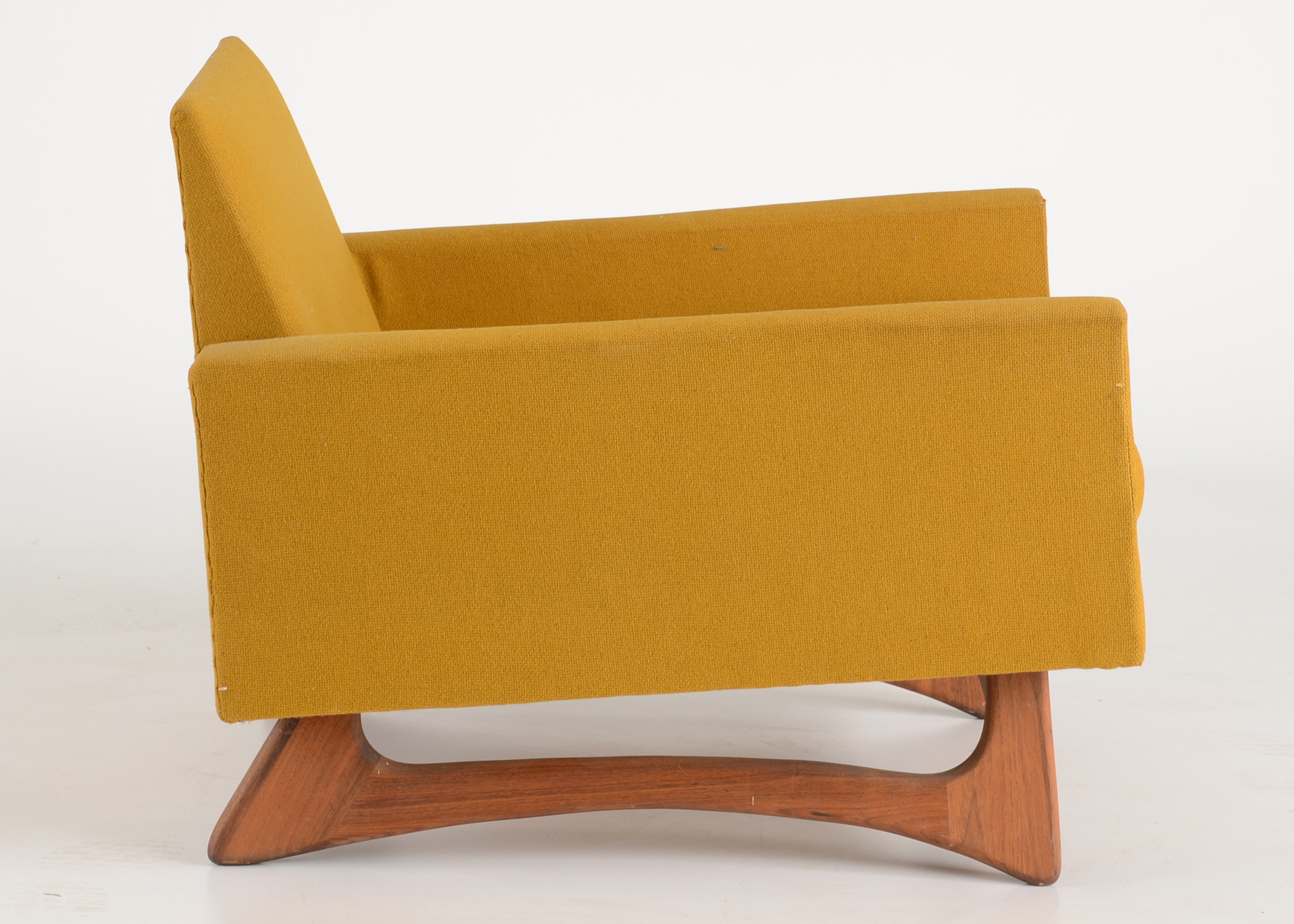 Mid Century Modern Mustard Yellow Armchair