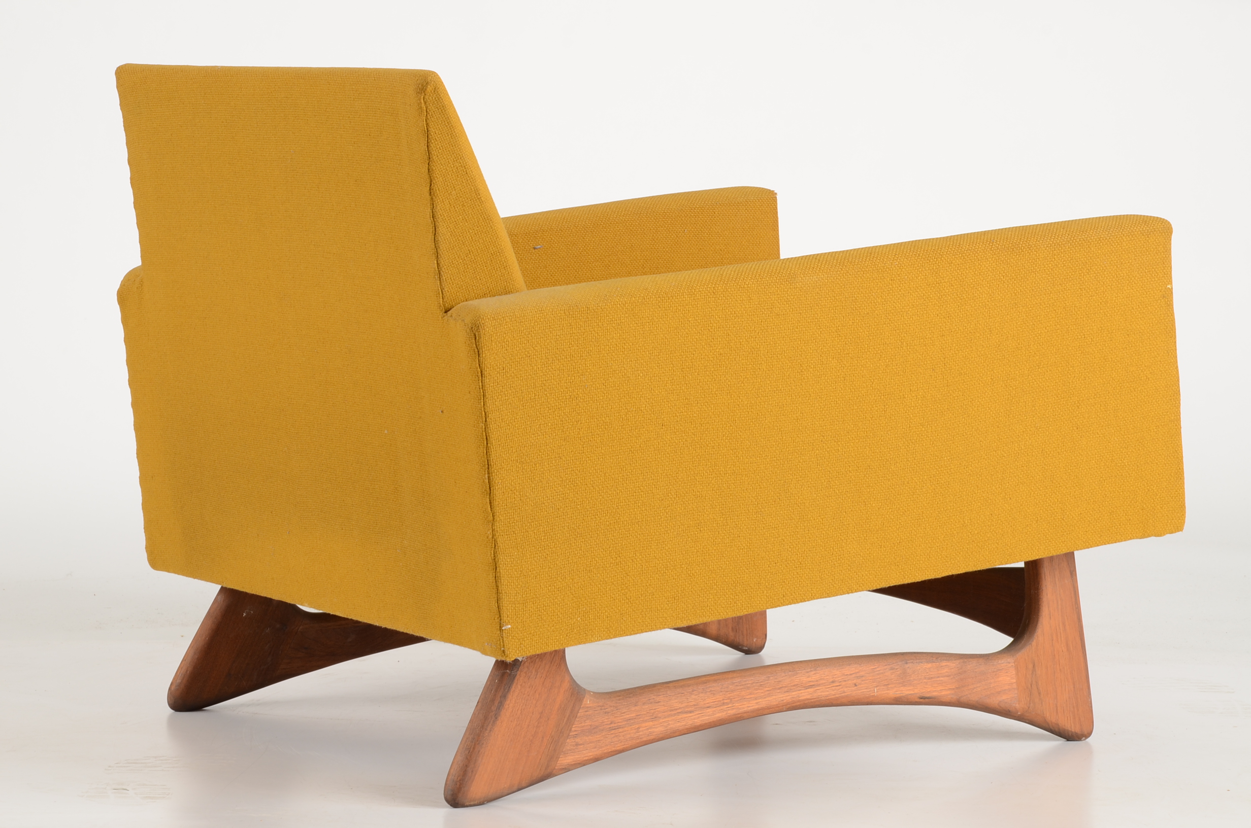 Mid Century Modern Mustard Yellow Armchair