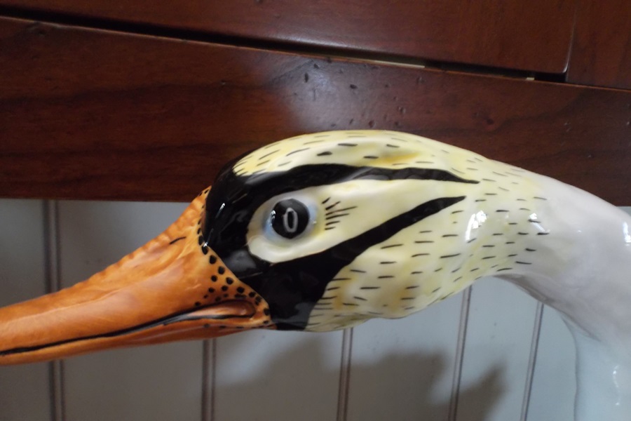 Cheslea House Port Royal Porcelain Swan Soup Tureen