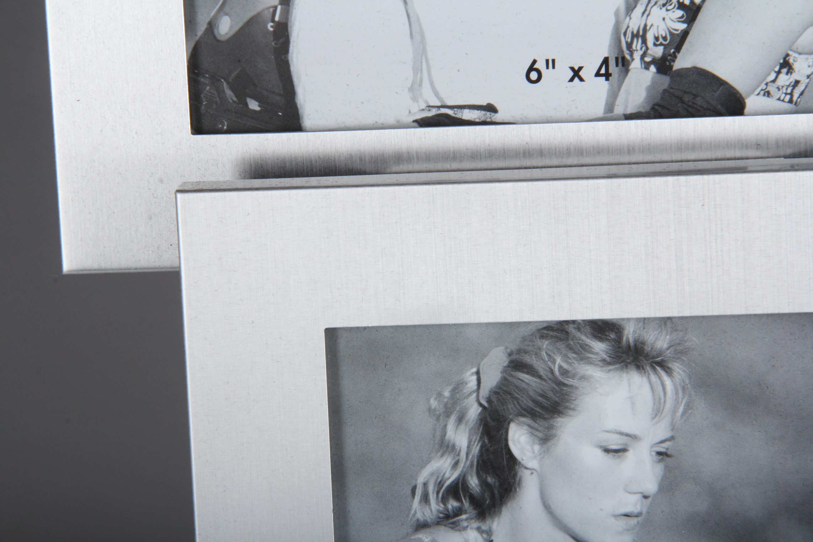 Modern Satin Nickel Picture Frame