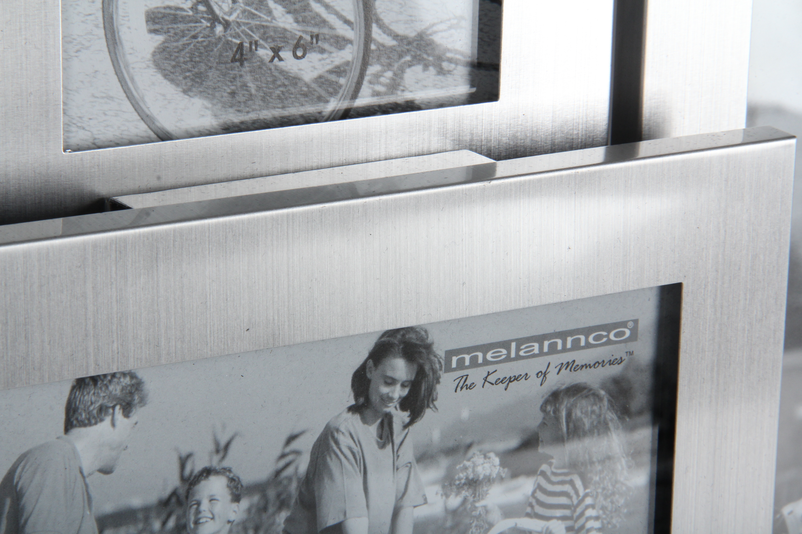 Modern Satin Nickel Picture Frame