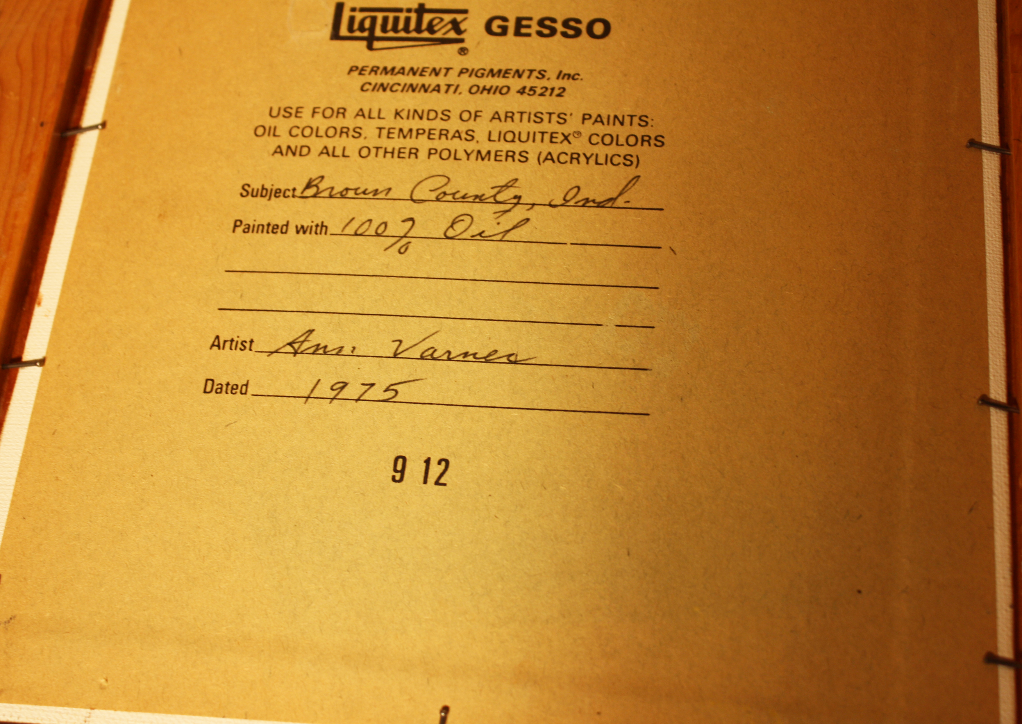 Oil on Canvas Painting by Ann Varner