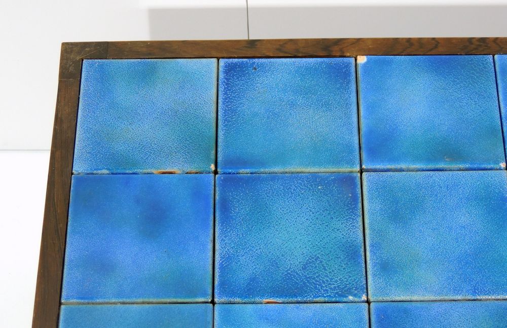 Pair of Tile Topped Side Tables