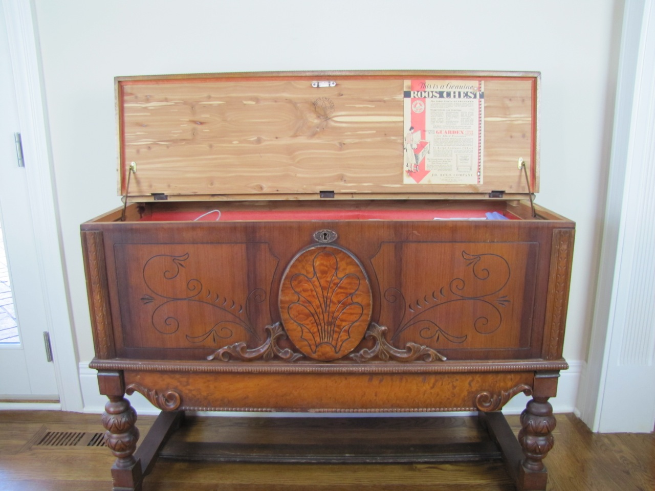 A Beautiful 1940s Roos Cedar Chest
