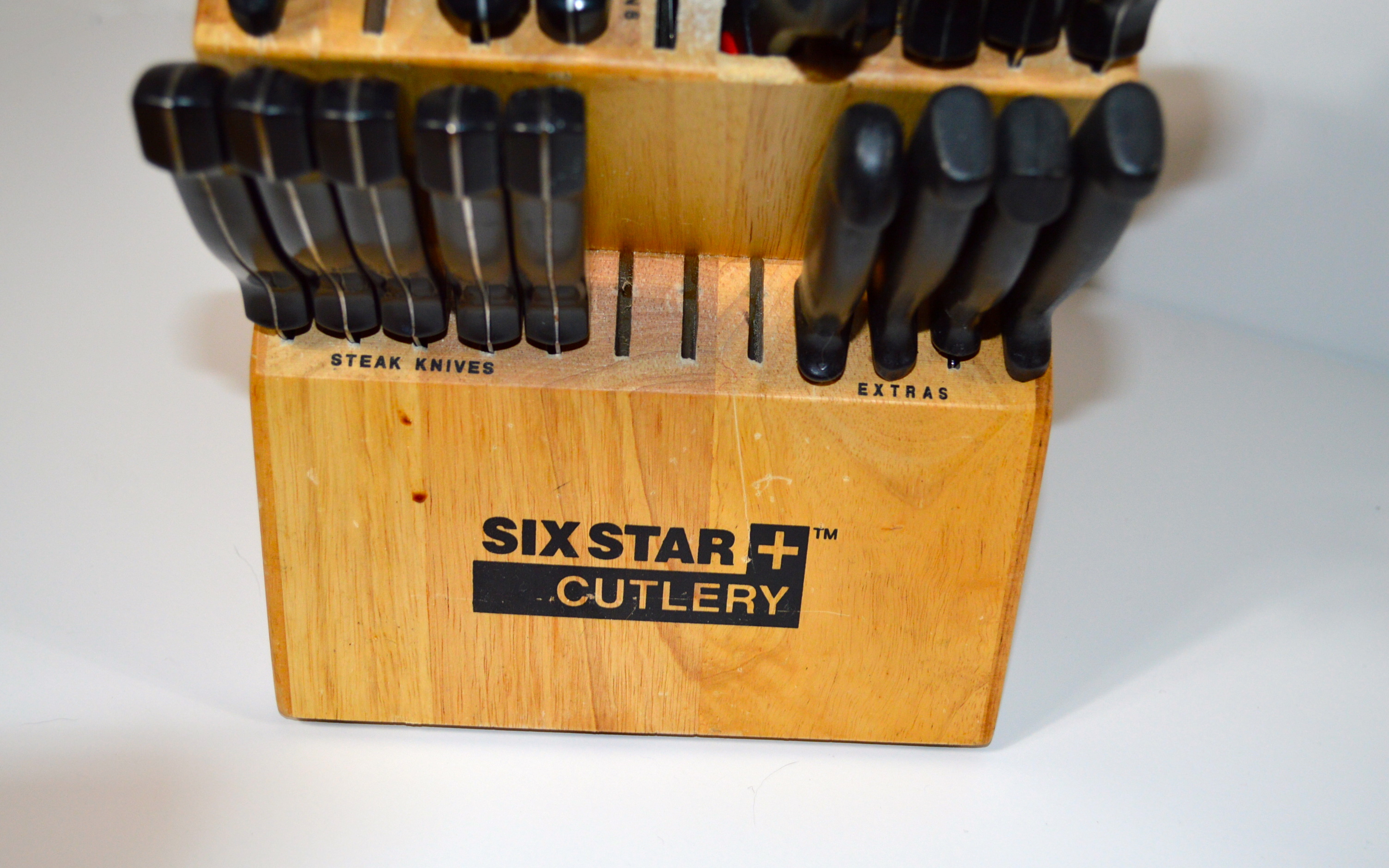 Six Star Cutlery Knife Block and Knife Set