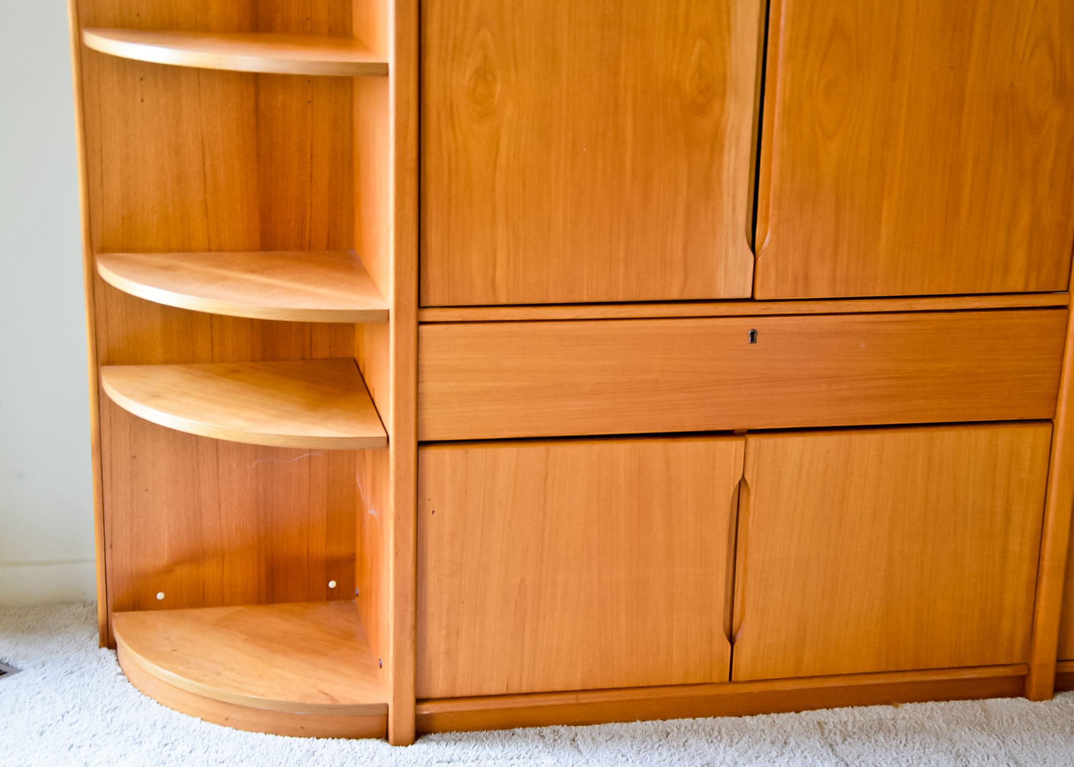 Danish Modern Teak Entertainment Unit