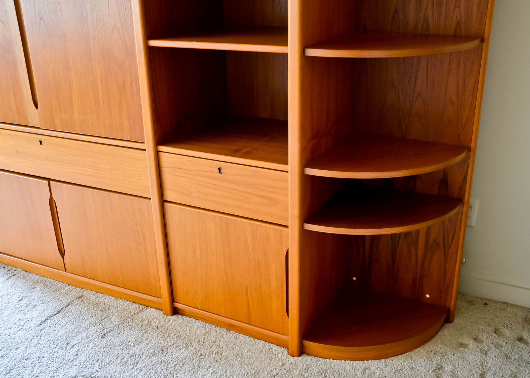 Danish Modern Teak Entertainment Unit