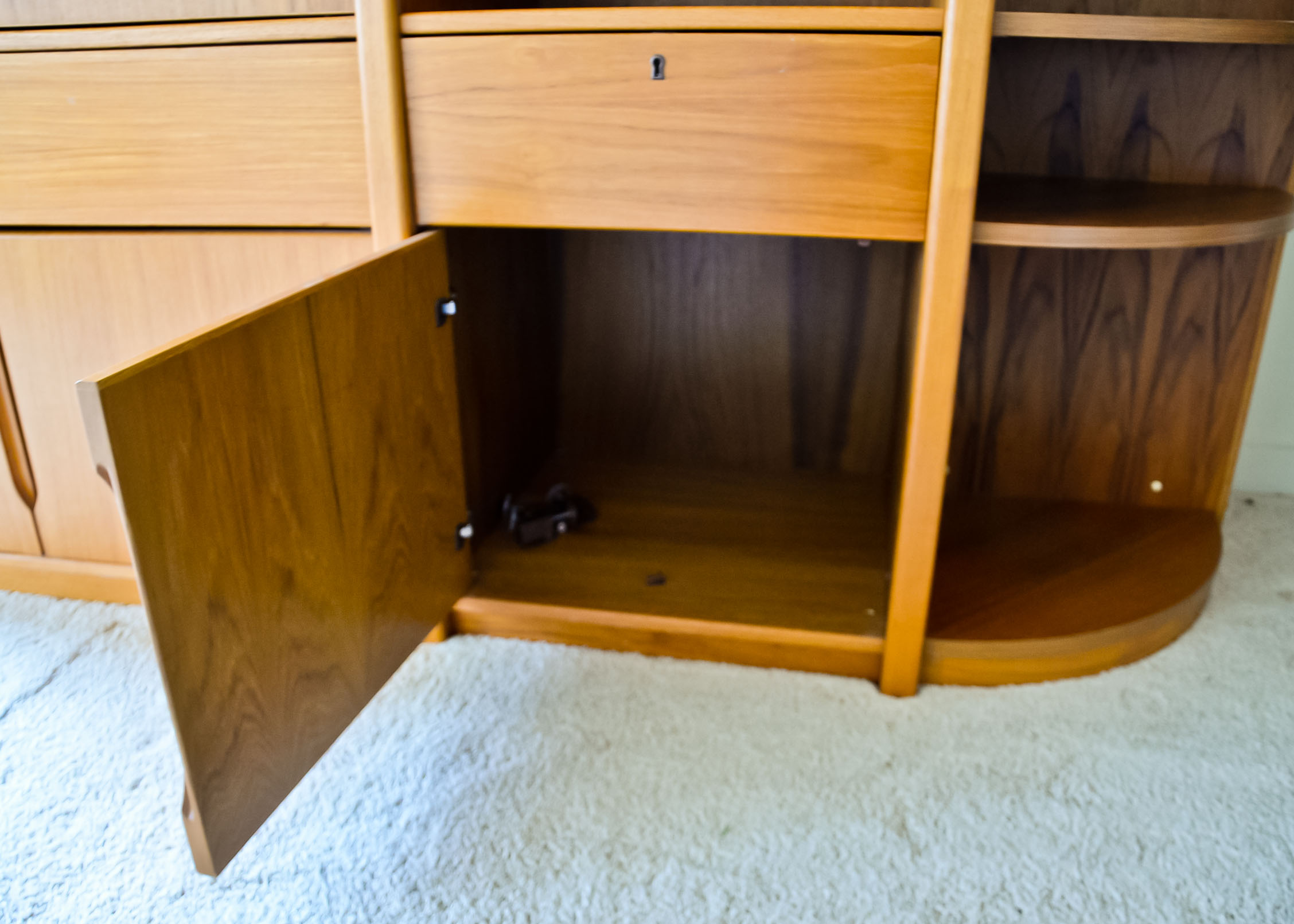 Danish Modern Teak Entertainment Unit