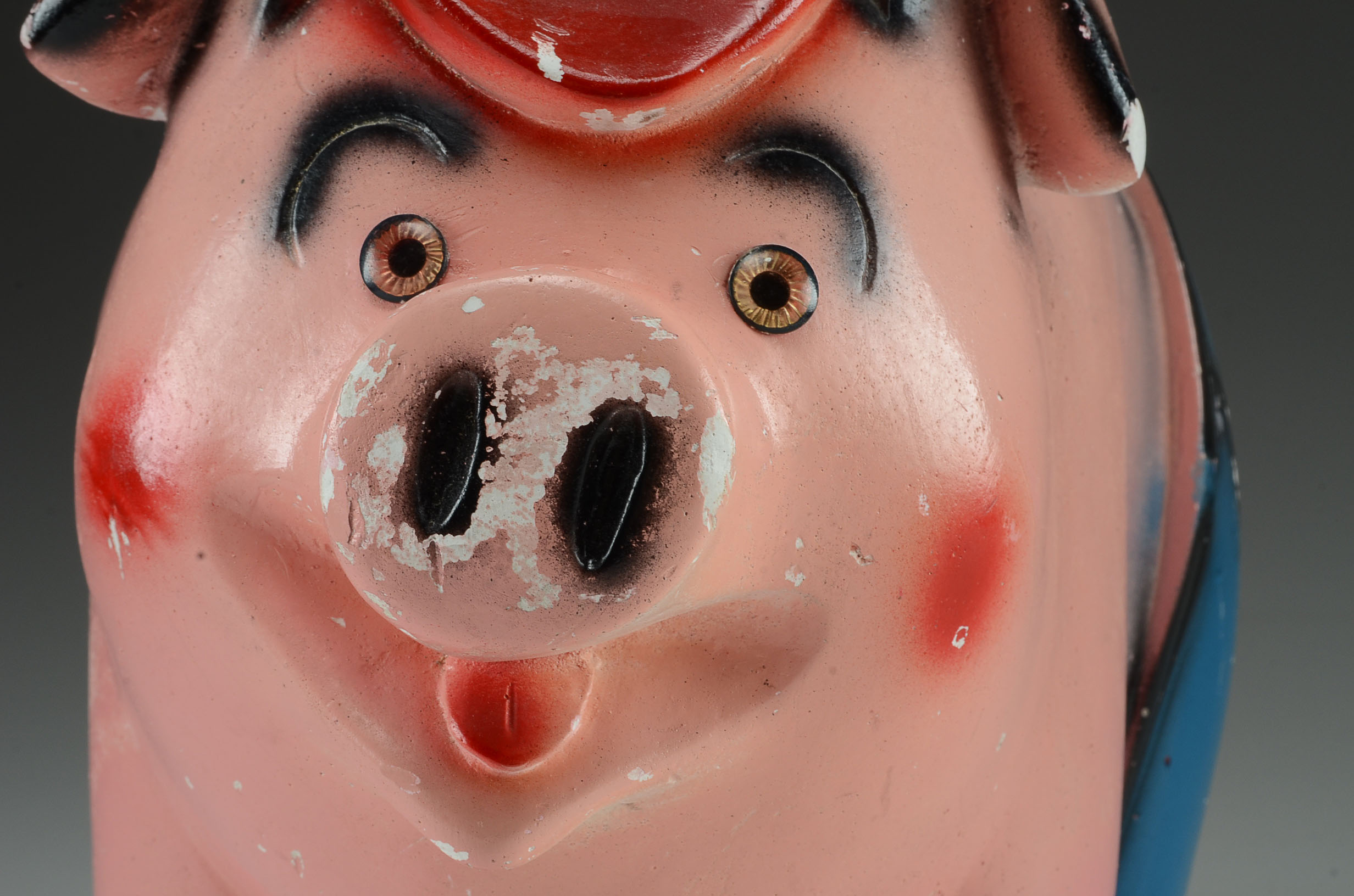 Large Ceramic Pig Figurine