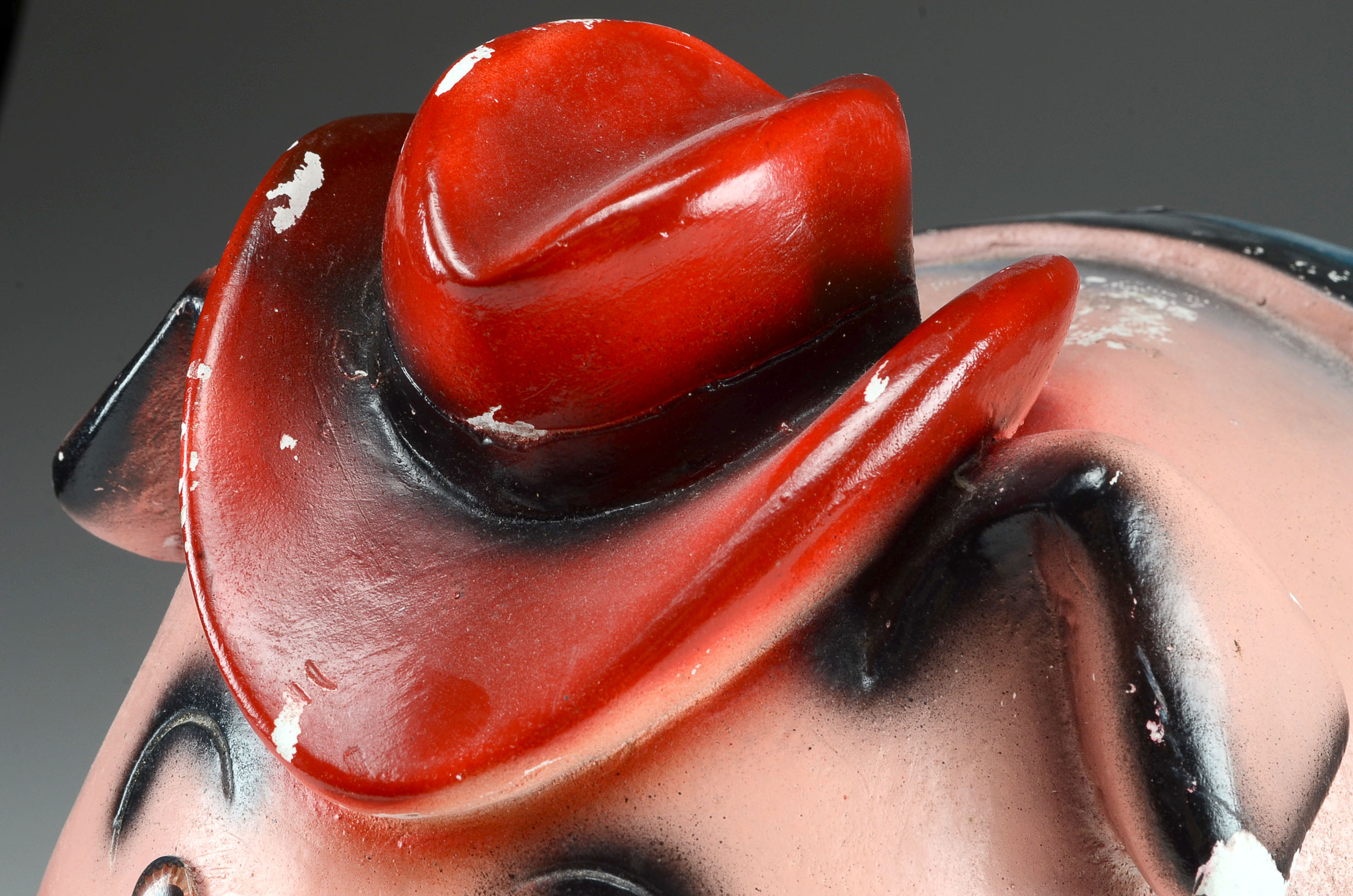 Large Ceramic Pig Figurine