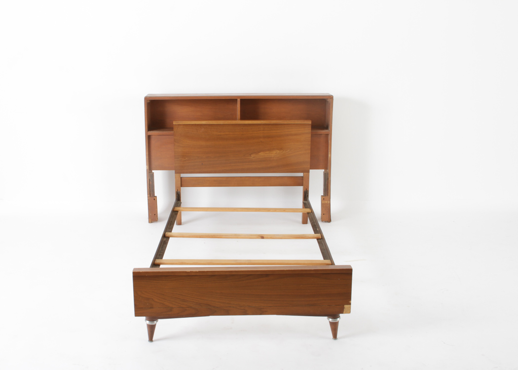 Modern Twin Bed and Full Headboard