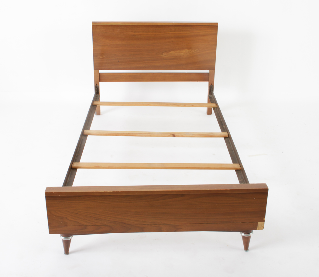 Modern Twin Bed and Full Headboard