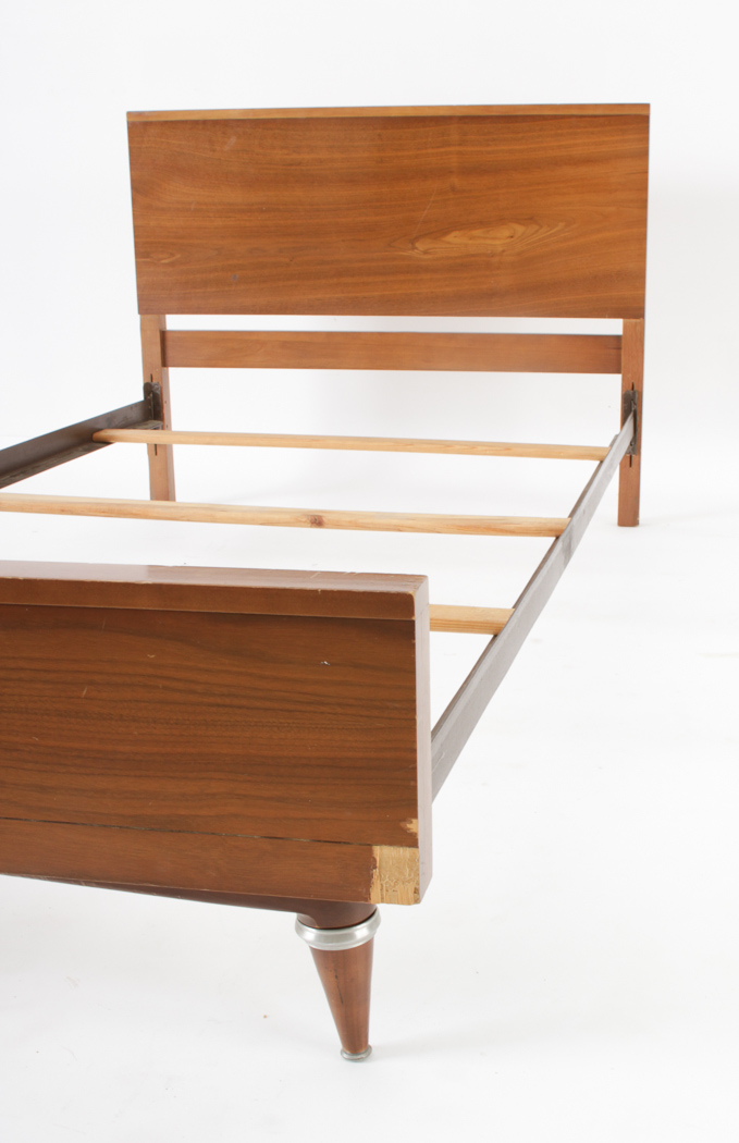 Modern Twin Bed and Full Headboard