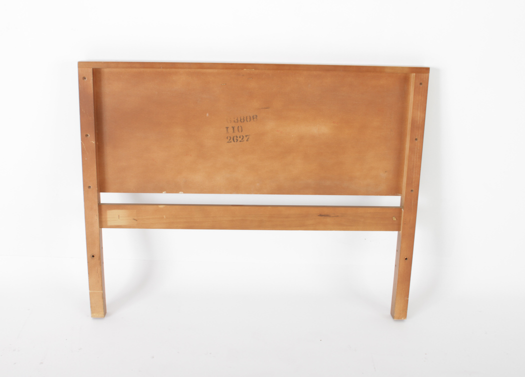 Modern Twin Bed and Full Headboard