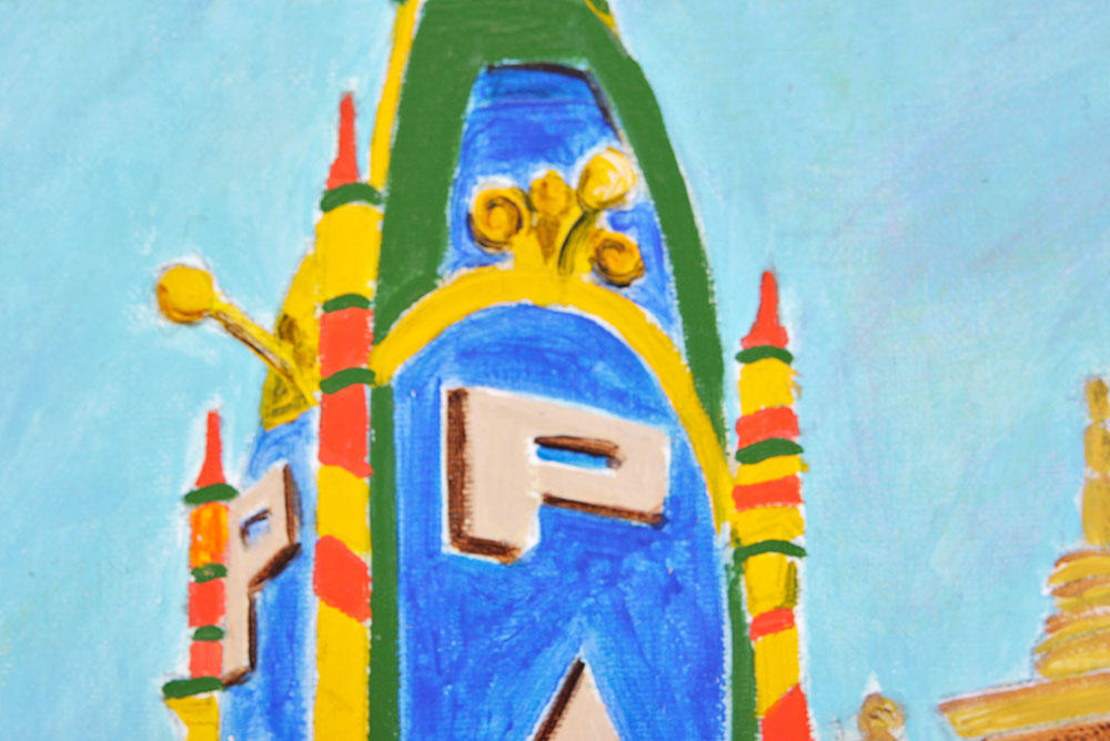 Spike Frederick Original Acrylic Painting