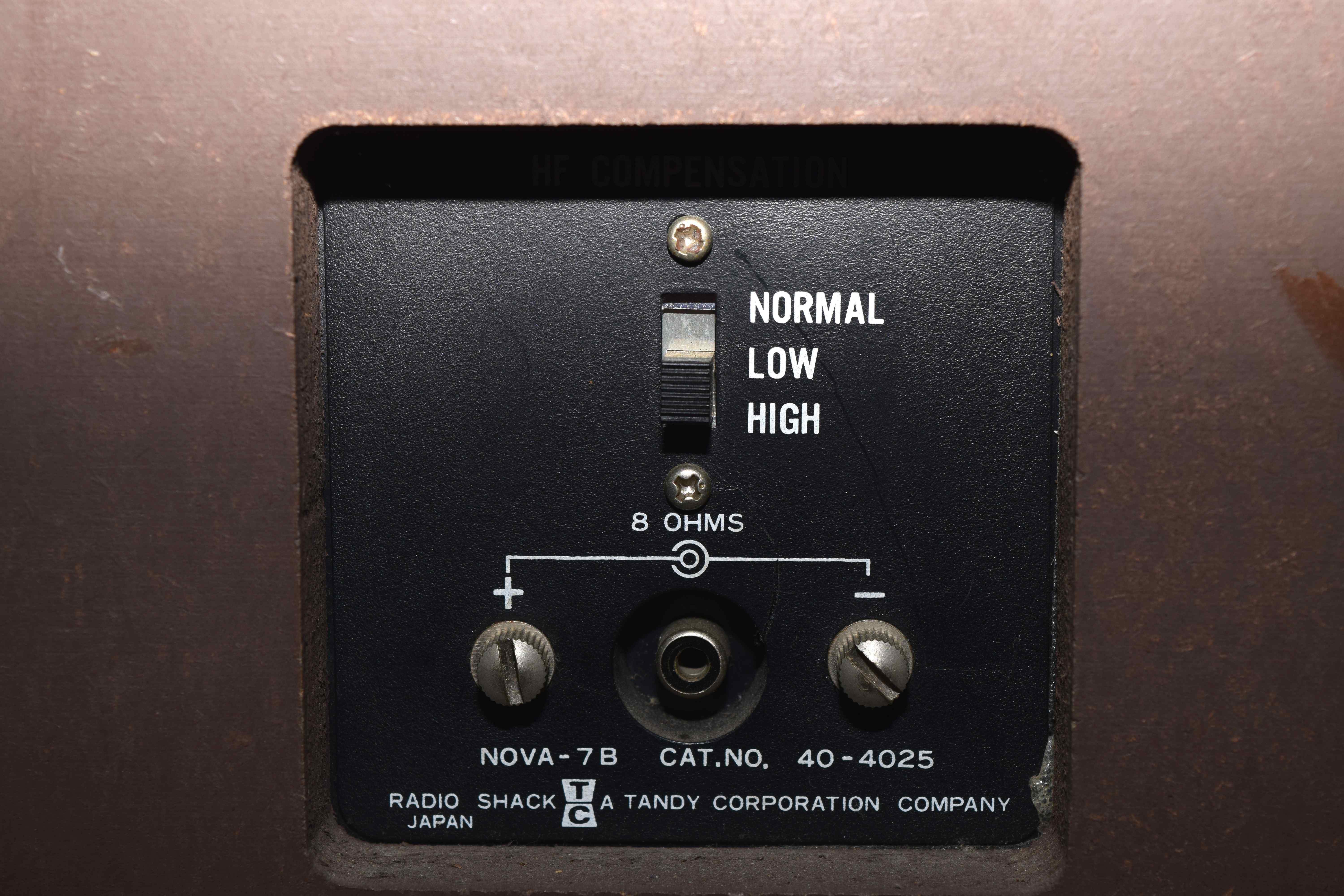 A Pair of Vintage Radio Shack Speakers