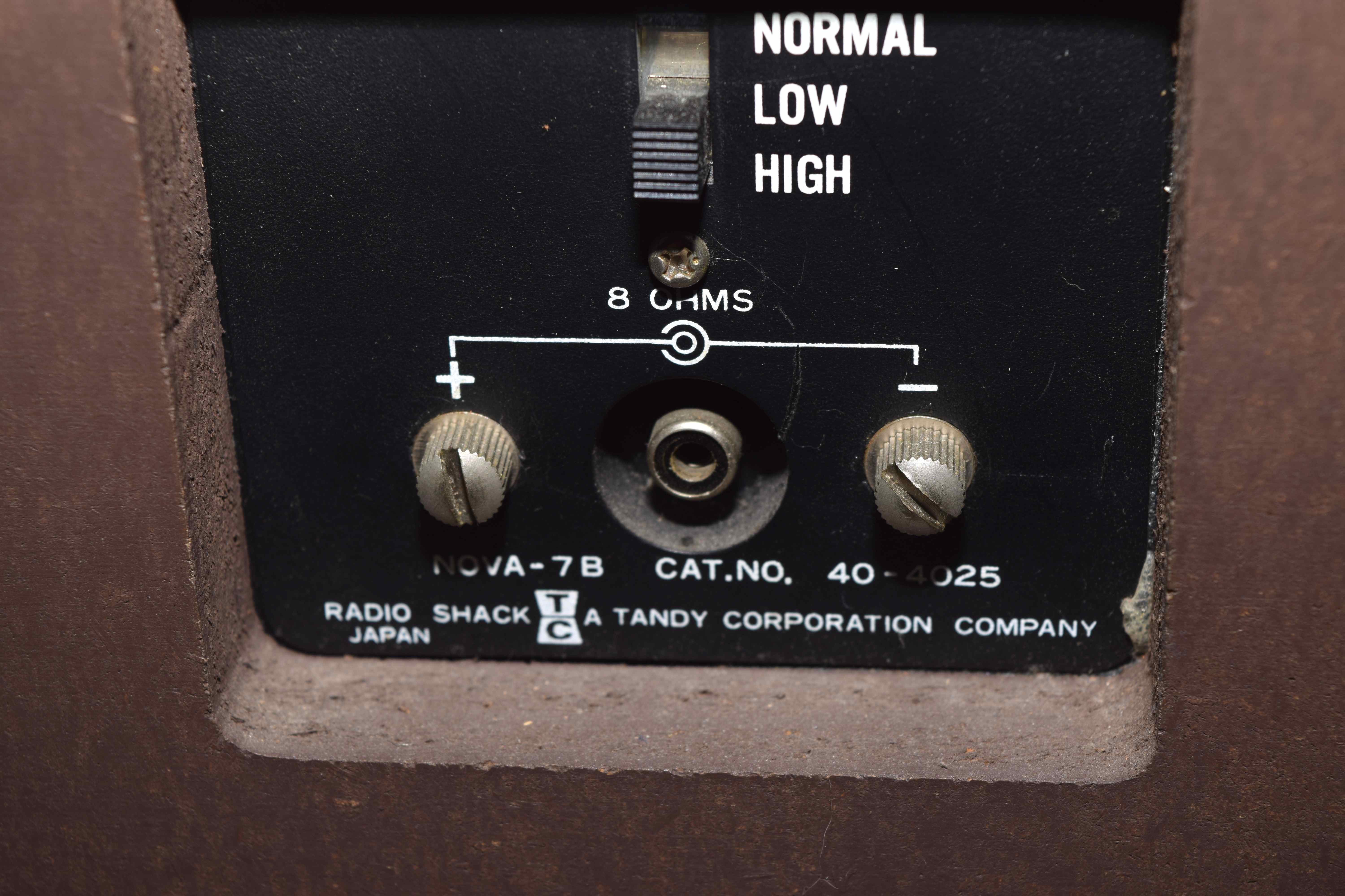 A Pair of Vintage Radio Shack Speakers