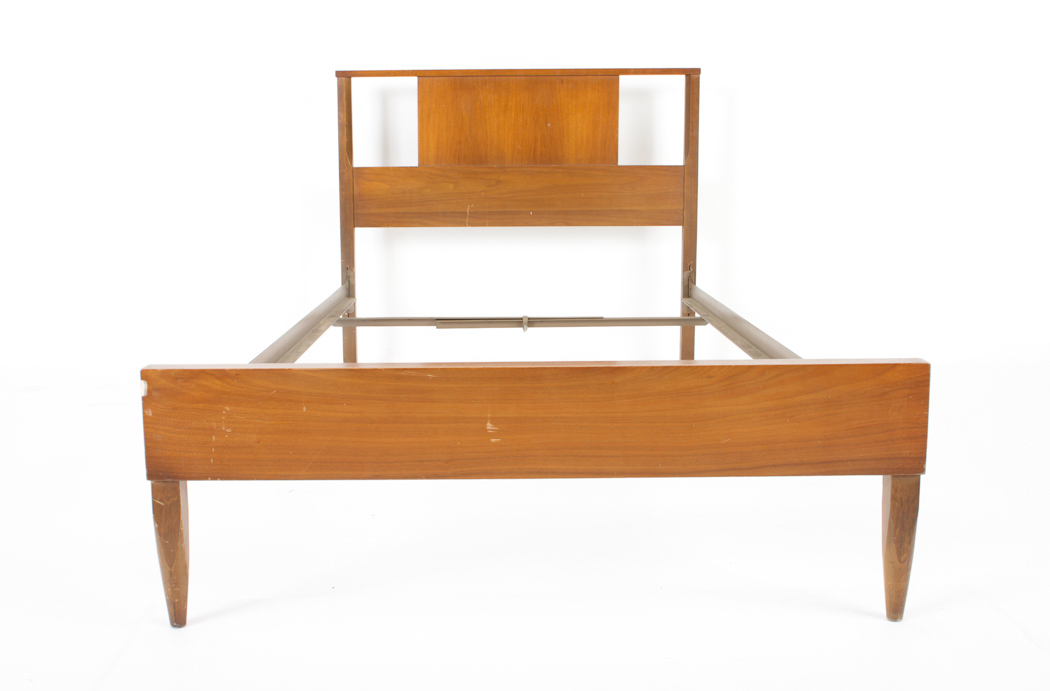Pair of Mid Century Modern Twin Beds