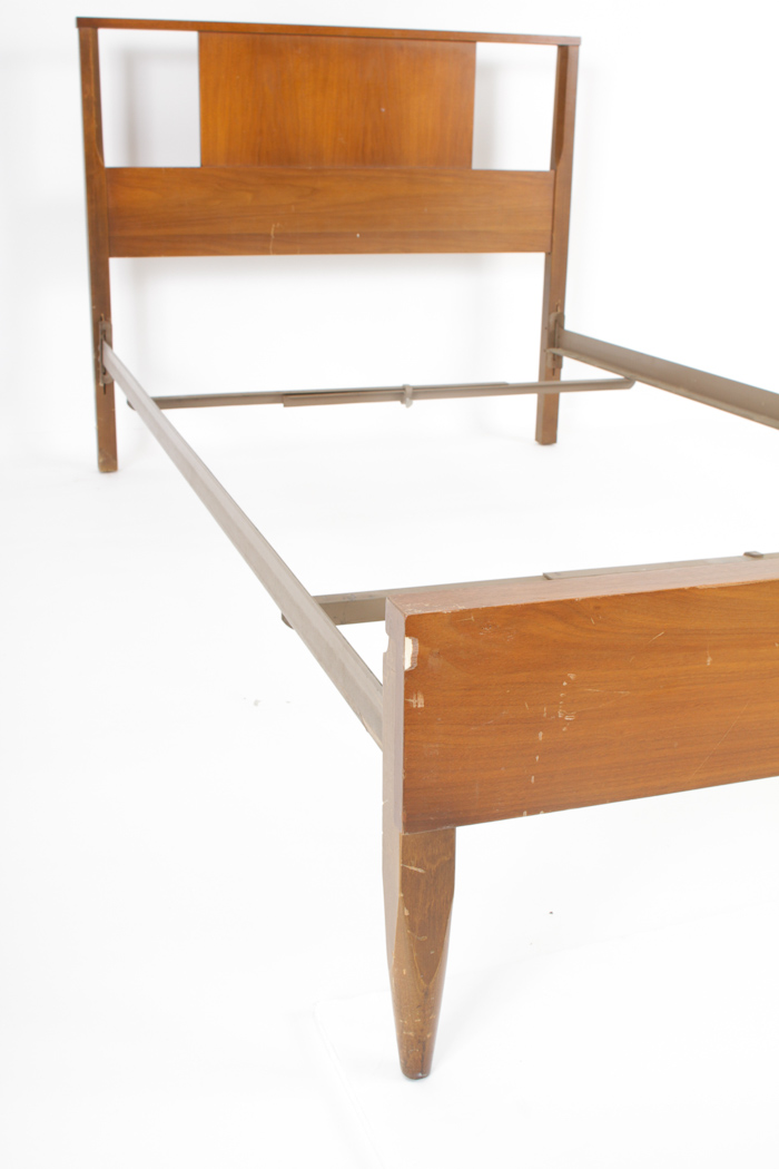 Pair of Mid Century Modern Twin Beds
