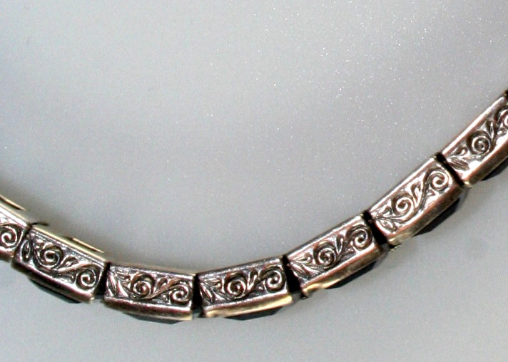 Antique Rhinestone and Faceted Glass Bracelets