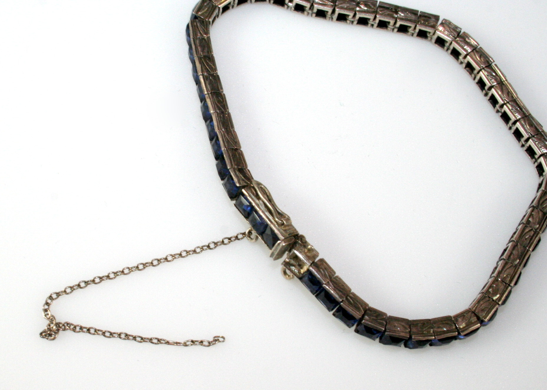 Antique Rhinestone and Faceted Glass Bracelets