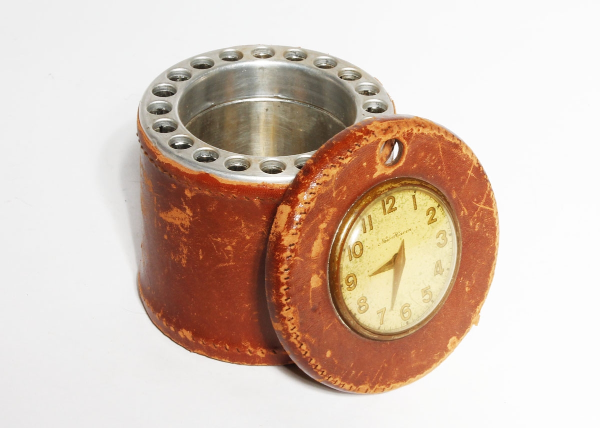 Vintage New Haven Clock Cigarette Dispenser